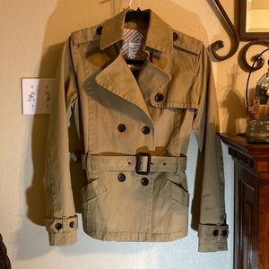 MNG/Mango tan canvas jacket, size XS